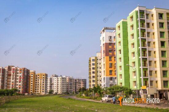 City residential building apartments at Kolkata