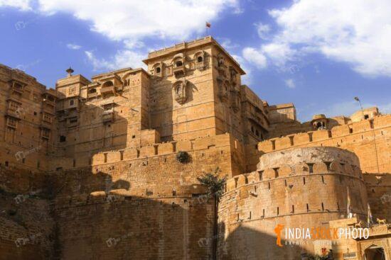 Historic Jaisalmer Fort Rajasthan stock photo