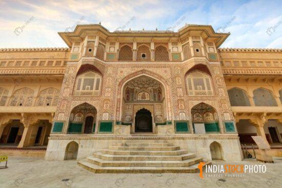 Amer Fort medieval royal palace at Jaipur Rajasthan stock image