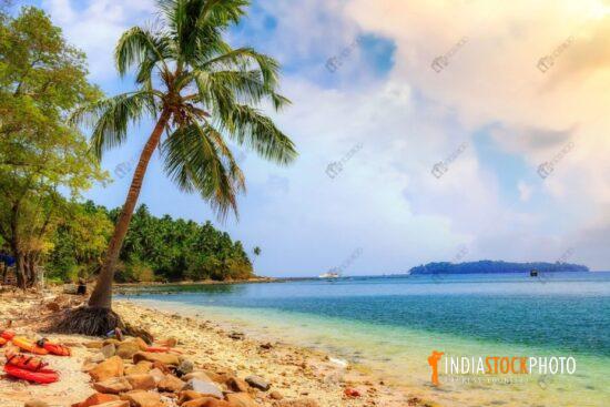 Scenic North Bay island sea beach at Andaman