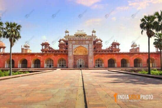 Akbar Tomb medieval architecture at Sikandra Agra