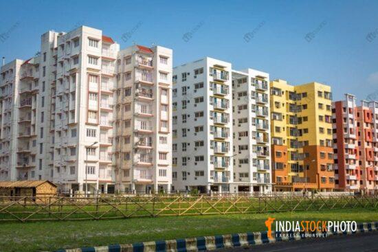 City residential building apartments at Kolkata India