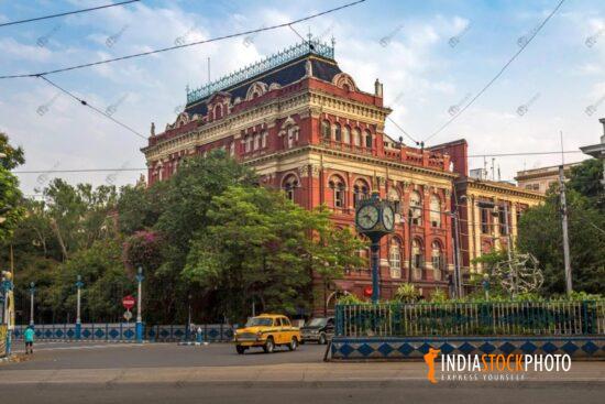 Colonial government Writers building with city road at Kolkata