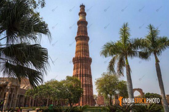 Historic Qutub Minar monument at Delhi
