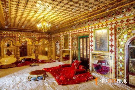 Royal room Shobha Niwas of City Palace Jaipur Rajasthan