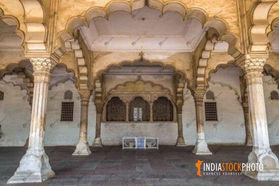 Agra Fort Diwan-i-Aam known as the hall of public audience