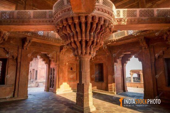 Fatehpur Sikri Agra Diwan-i-Khas interior view