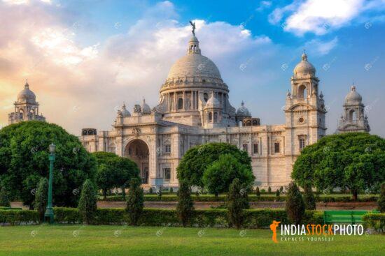 Beautiful Victoria Memorial Kolkata at sunrise