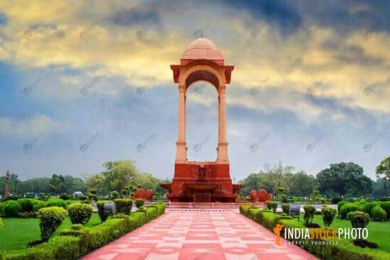 Canopy at India Gate War memorial at New Delhi