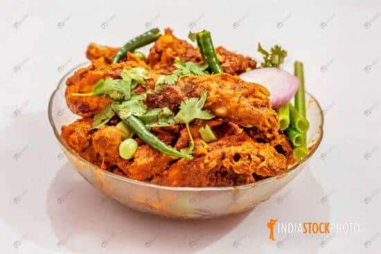 Spicy chicken kosha Bengali Indian cuisine