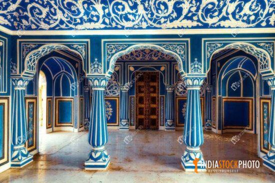 City Palace Jaipur Sukh Niwas interior floral architecture