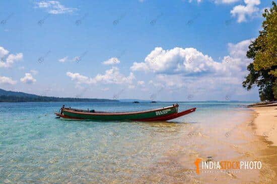 North Bay island beach with Andaman sea