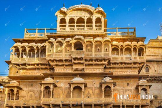 Jaisalmer Fort medieval yellow limestone architecture at Rajasthan