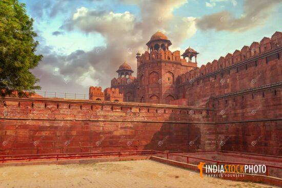 Red Fort Delhi medieval red sandstone architecture