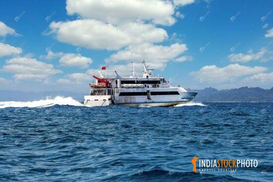 Star Cruise luxury tourist ship at Andaman sea