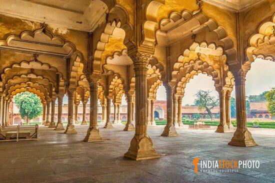 Agra Fort Diwan-i-Aam Mughal architecture hall