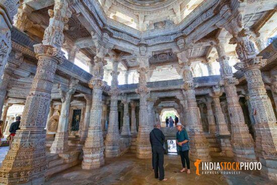 Dilwara temple at Mount Abu Rajasthan with intricate stone architecture