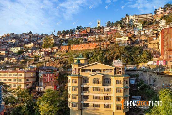 Cityscape of Shimla hill station at Himachal Pradesh India