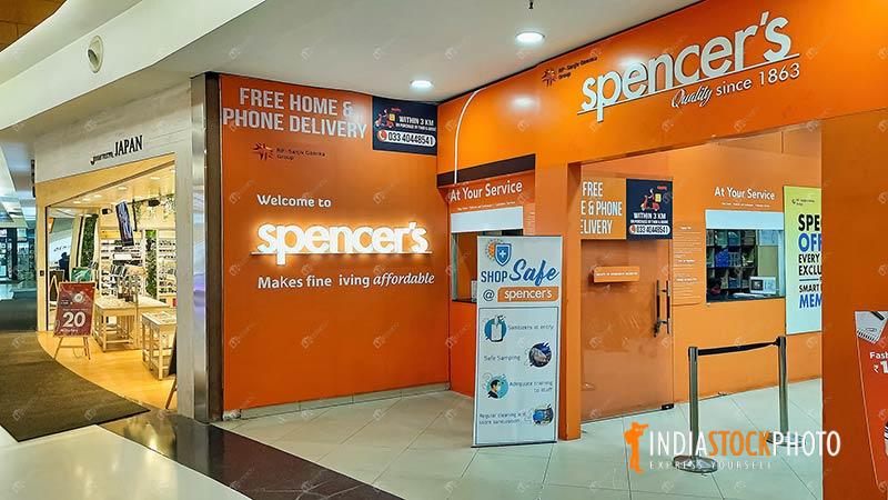 Spencer brand retail outlet at Indian city shopping mall