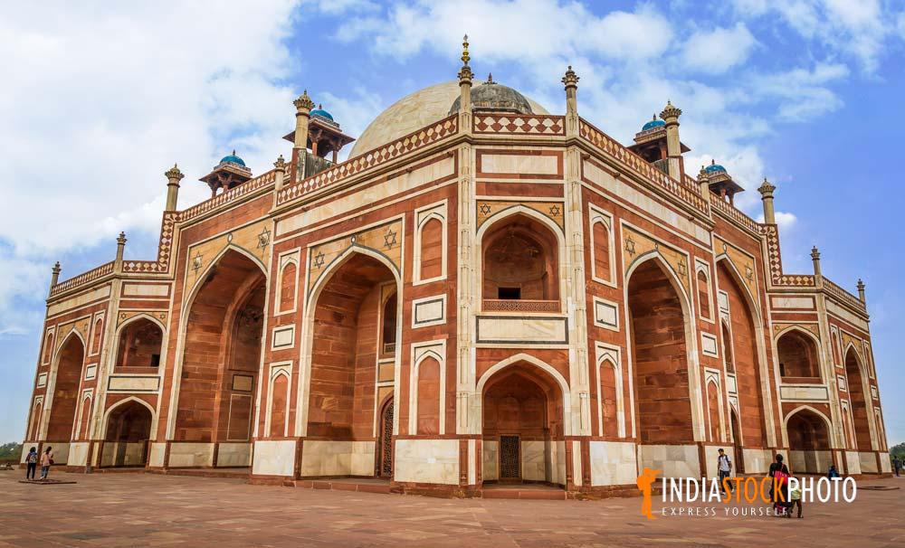 Humayun Tomb Delhi - Red sandstone Mughal architectural structure